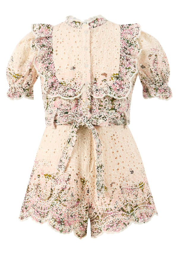 Chiara Embroidered Romper