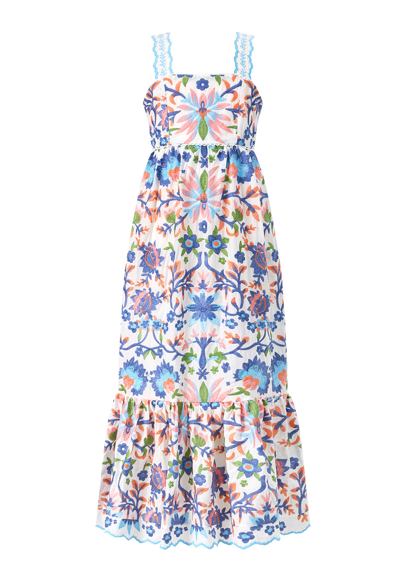 Joanna Embroidered Maxi Dress