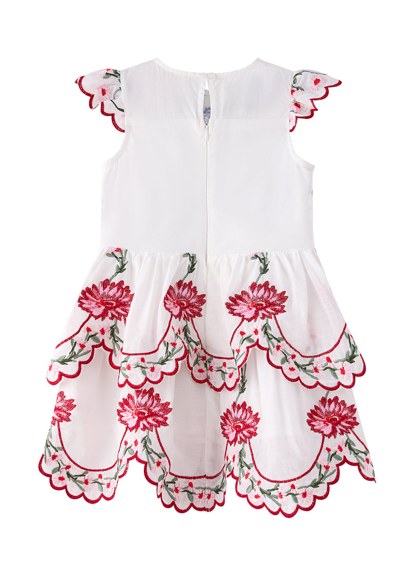 Maisie Embroidered Frill Dress (Baby)