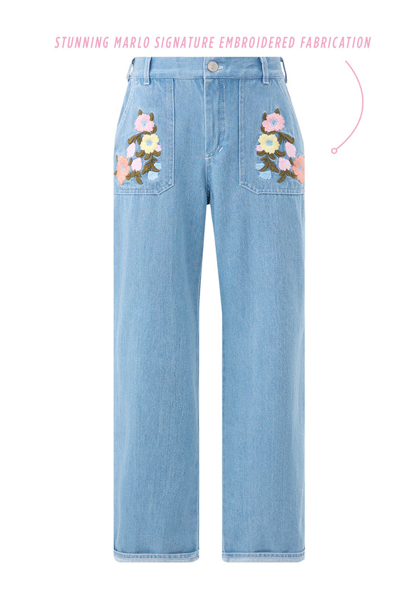 Grace Embroidered Jeans