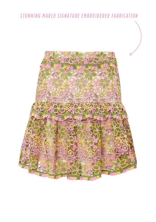 Ella Embroidered Skirt