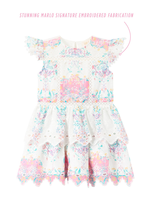 Gracie Embroidered Mini Dress (Baby)